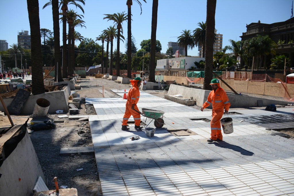 Plaza Sucre, totalmente renovada, presenta un importante estado de avance