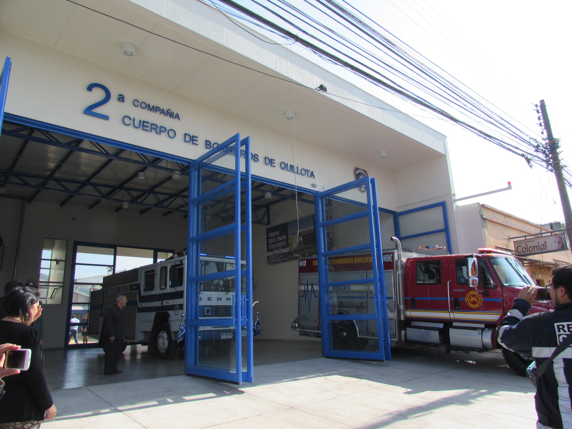 MOP entregó obras de la Segunda Compañía de Bomberos de Quillota