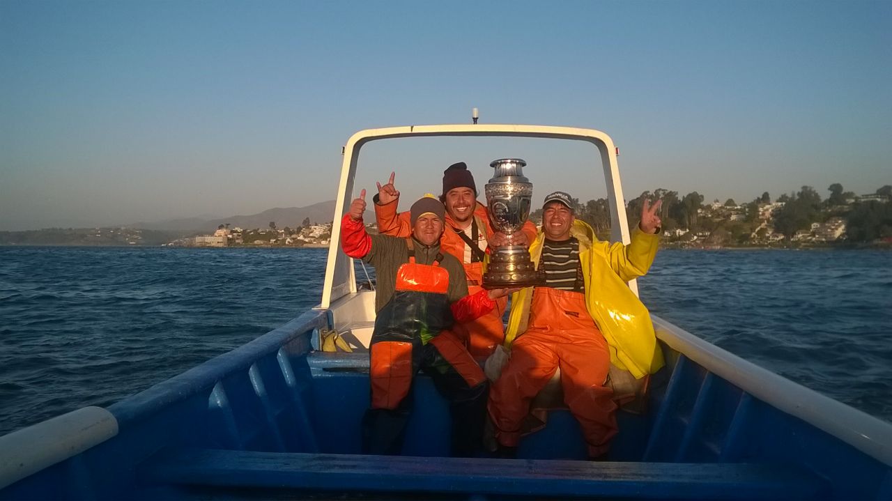 Buen presagio: En enero pescadores de Caleta Higuerillas ya habían levantado la Copa