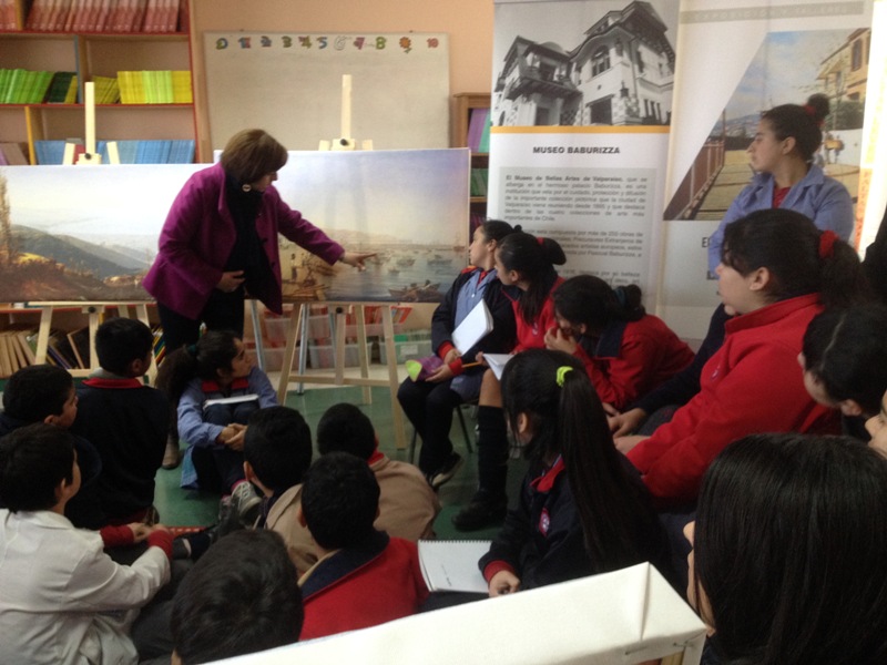 “El Museo Baburizza visita tu colegio” presente en Escuelas de Olmué