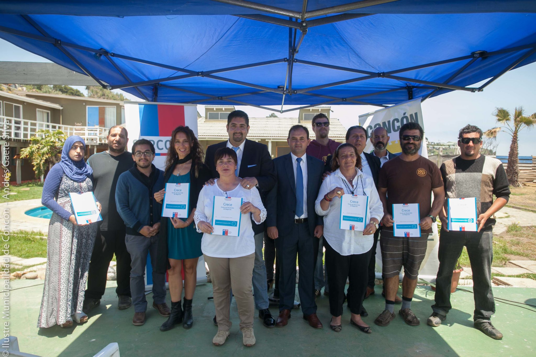 Sercotec entregó apoyo económico a microempresarios de Concón afectados por Tsunami