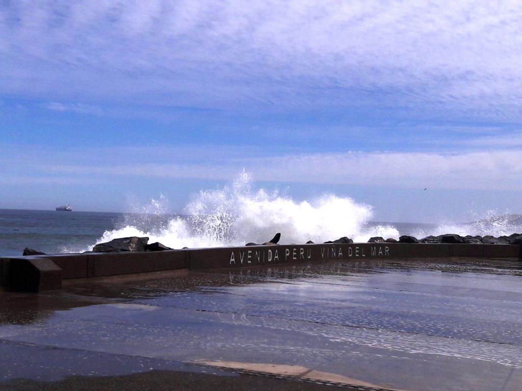 Municipio de Viña del Mar evalúa positivamente efectos de marejadas