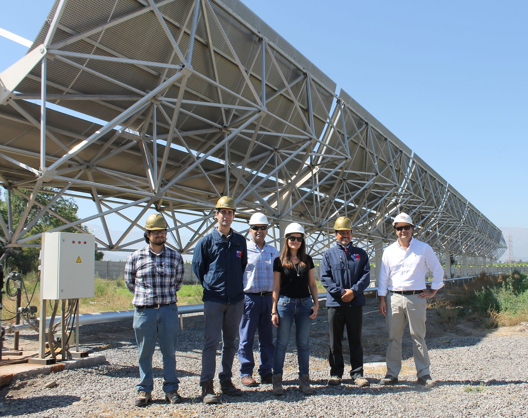 Seremi de Energía visita el primer Concentrador Solar Térmico instalado en la Región de Valparaíso