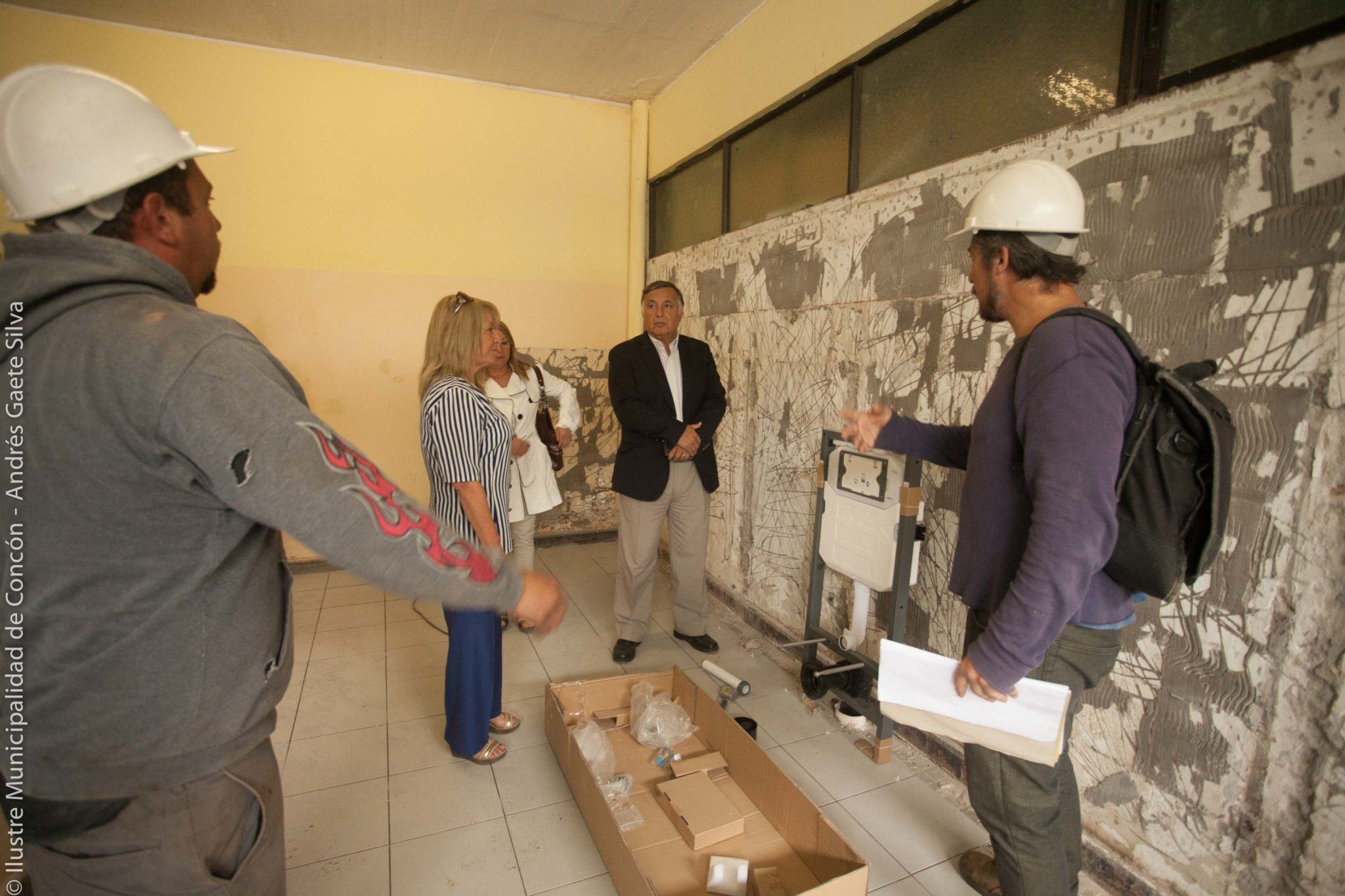 Variadas obras de mejoramiento se realizan en el Liceo Politécnico de Concón