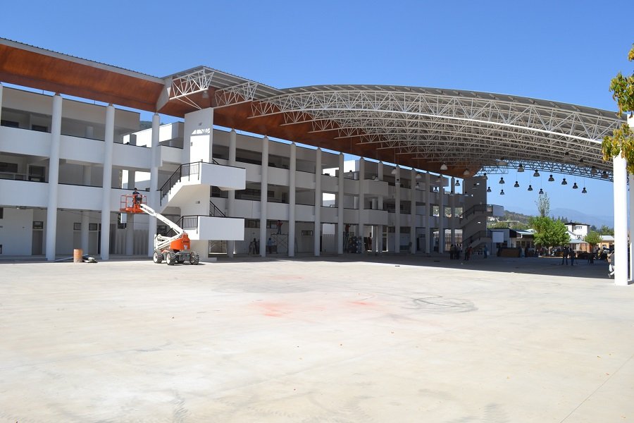 Liceo de Limache presenta importante avance en sus obras