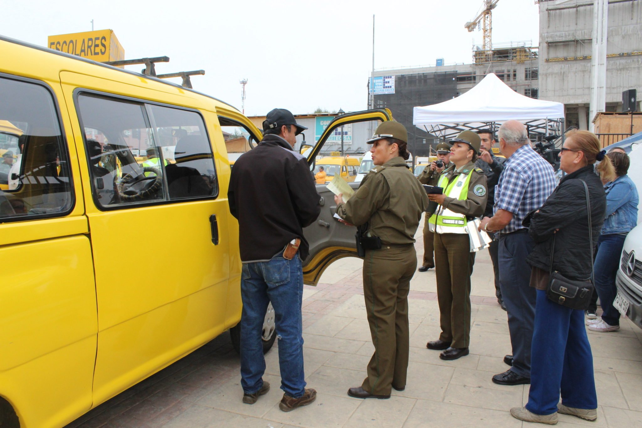Intensifican fiscalización de transportes escolares en Villa Alemana