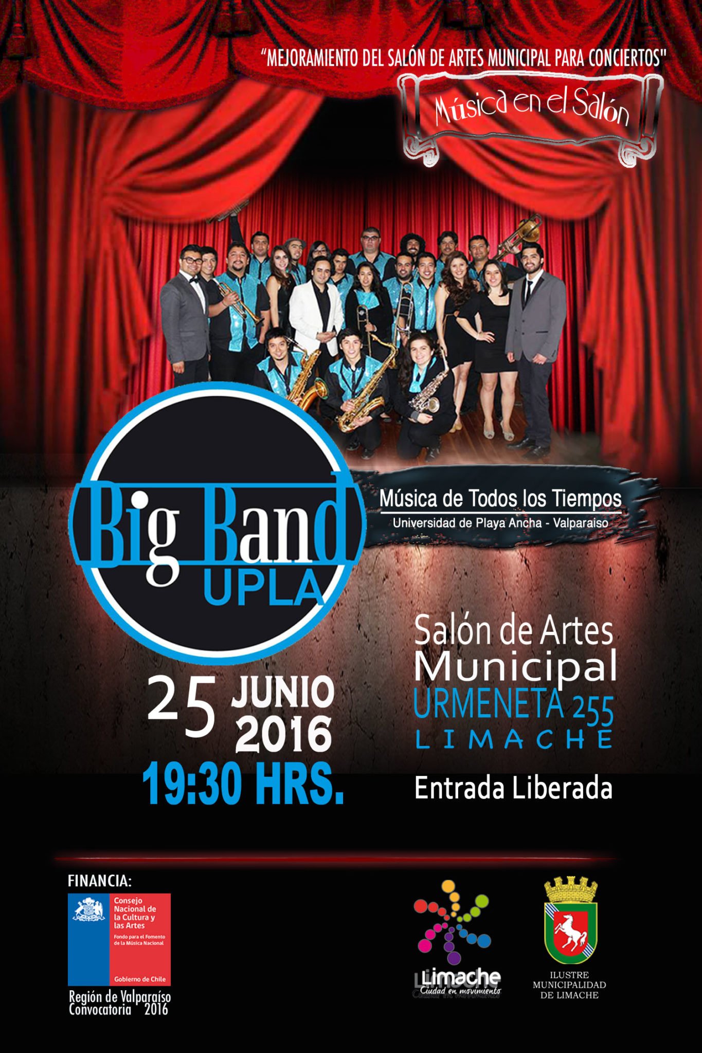 Espectáculo musical permitirá conocer mejoras realizadas a Salón de Artes Municipal de Limache