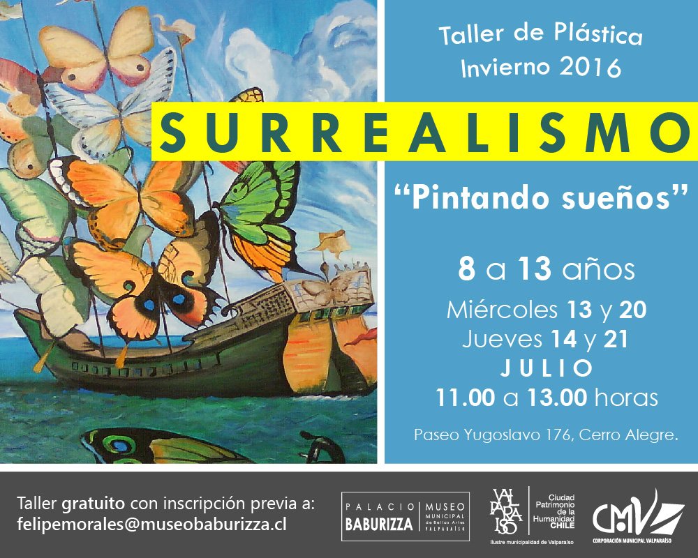 Invitan a taller gratuito de plástica Invierno 2016 en el Museo Baburizza