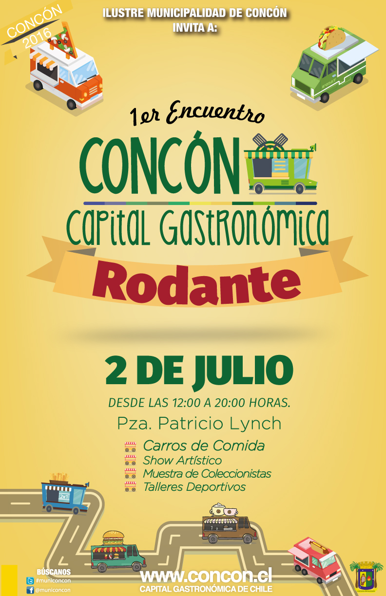 En Concón se realizará primer encuentro de carritos de comida