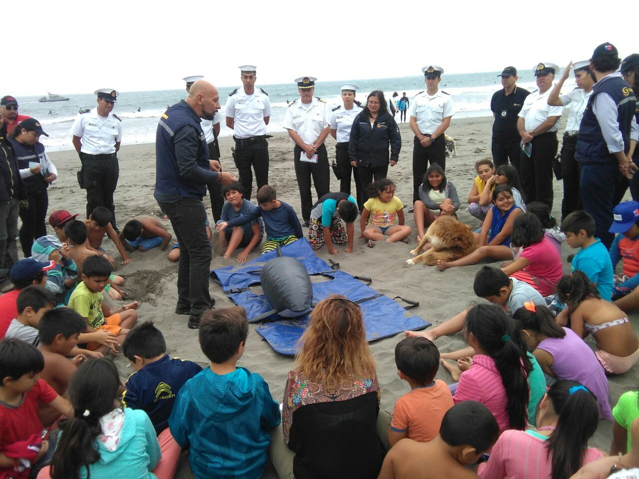 Sernapesca Valparaíso enseñó en didáctico taller los cuidados de la fauna marina