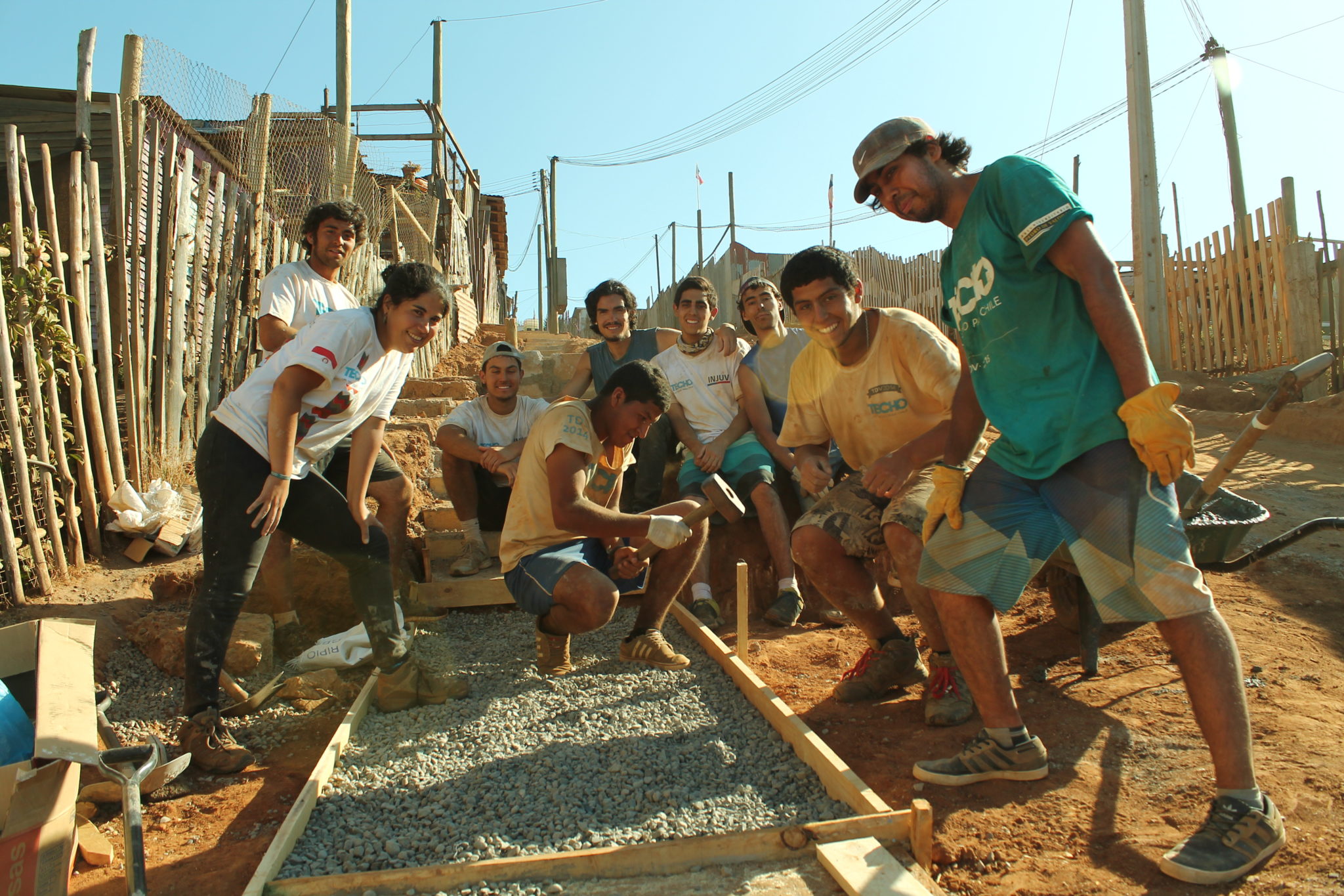 Trabajos de Verano de TECHO-Chile movilizarán a más de 250 voluntarios en la Región de Valparaíso