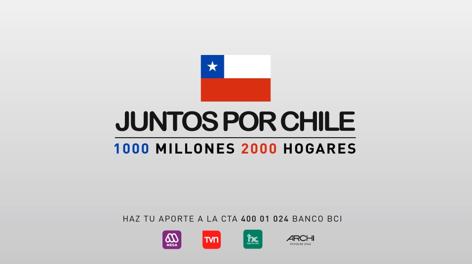 El Hogar de Cristo, Mega, TVN y ARCHI se unen en cruzada “Juntos por Chile”