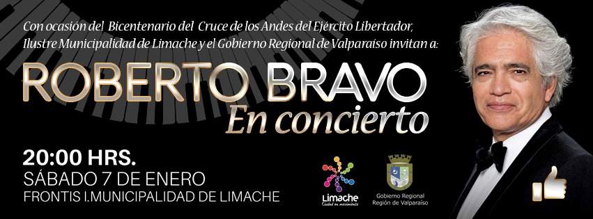 Roberto Bravo se presentará este sábado en Limache