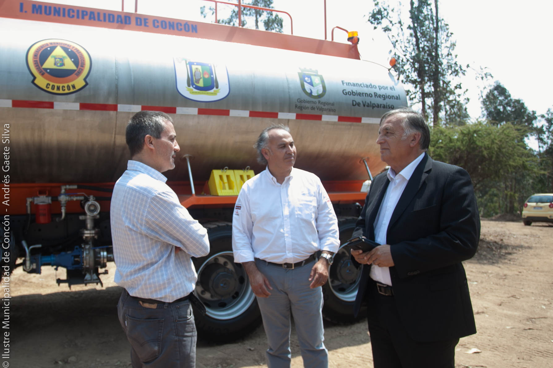 Sector rural de Concón cuenta con nuevo camión aljibe