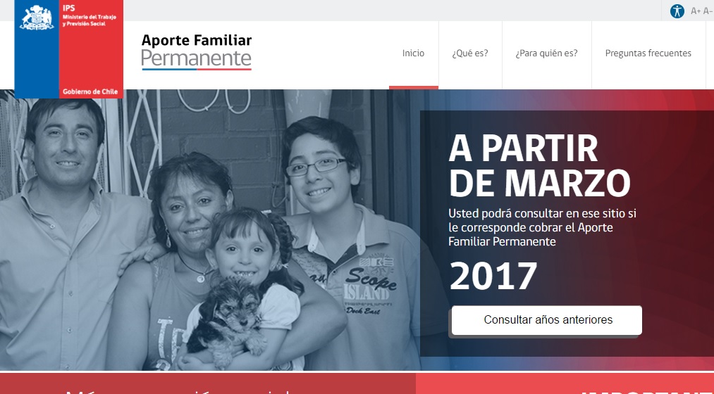 Aporte Familiar Permanente: Desde el 1 de marzo podrás saber si eres beneficiario