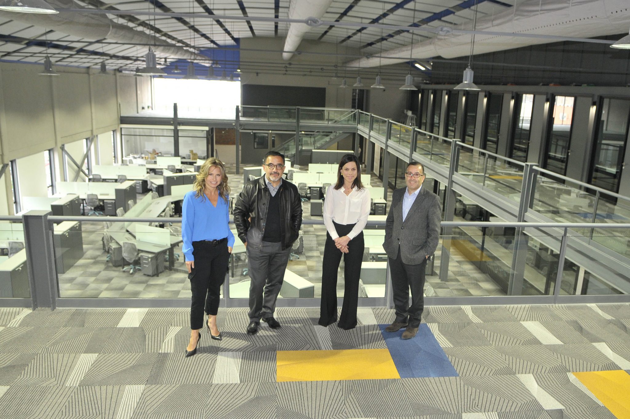 Centro de Noticias de Mega toma forma en nave de 2000 metros cuadrados