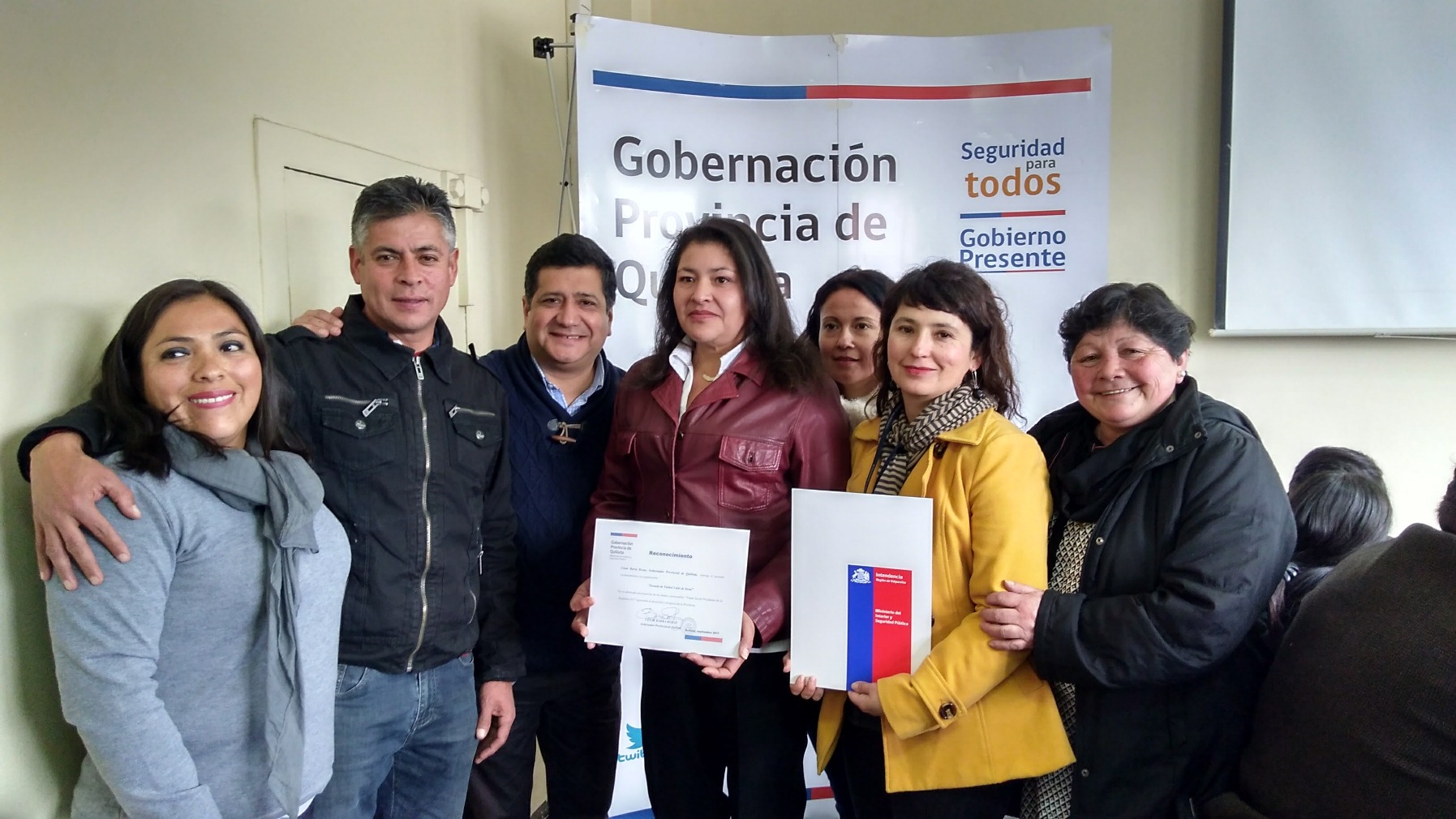 5 organizaciones de la provincia de Quillota recibieron Fondo Social Presidente de la República
