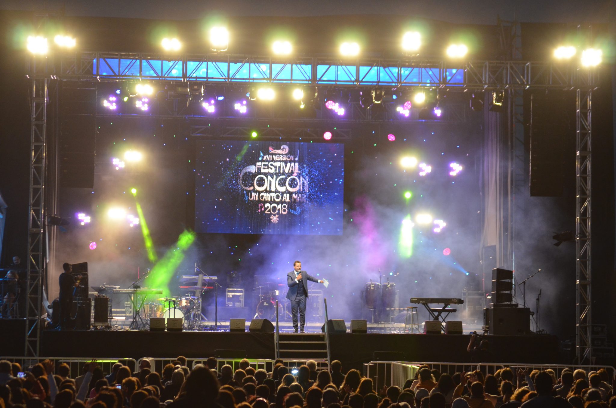 Con las competencias folklóricas e internacional comenzó la XVII versión del “Festival Concón un Canto al Mar”