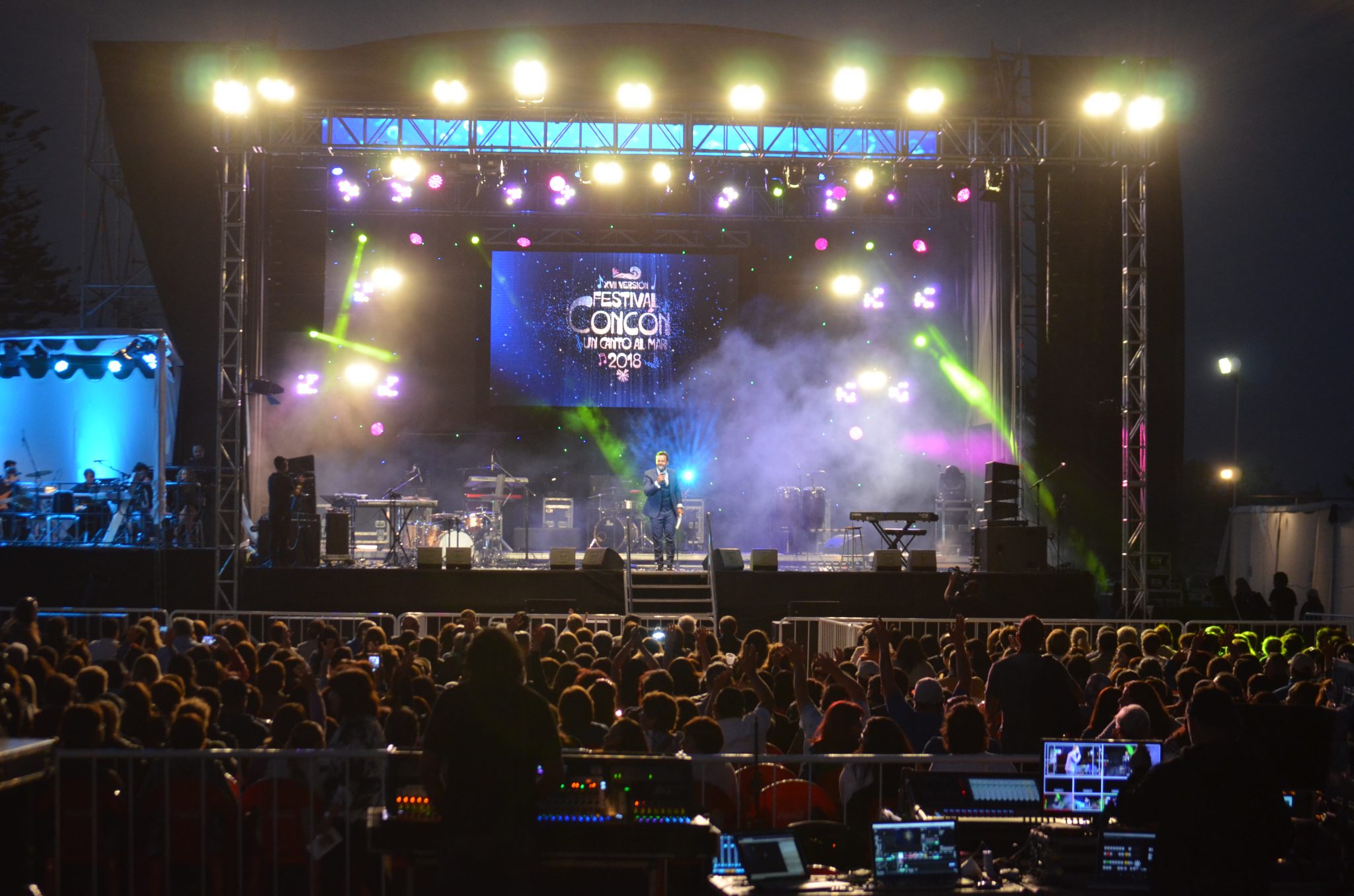 Con las competencias folklóricas e internacional comenzó la XVII versión del “Festival Concón un Canto al Mar”