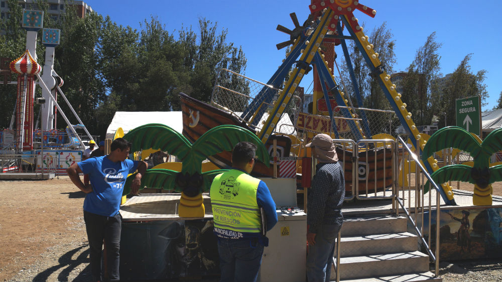 Municipio de Viña del Mar realizó primera fiscalización a juegos mecánicos del estero