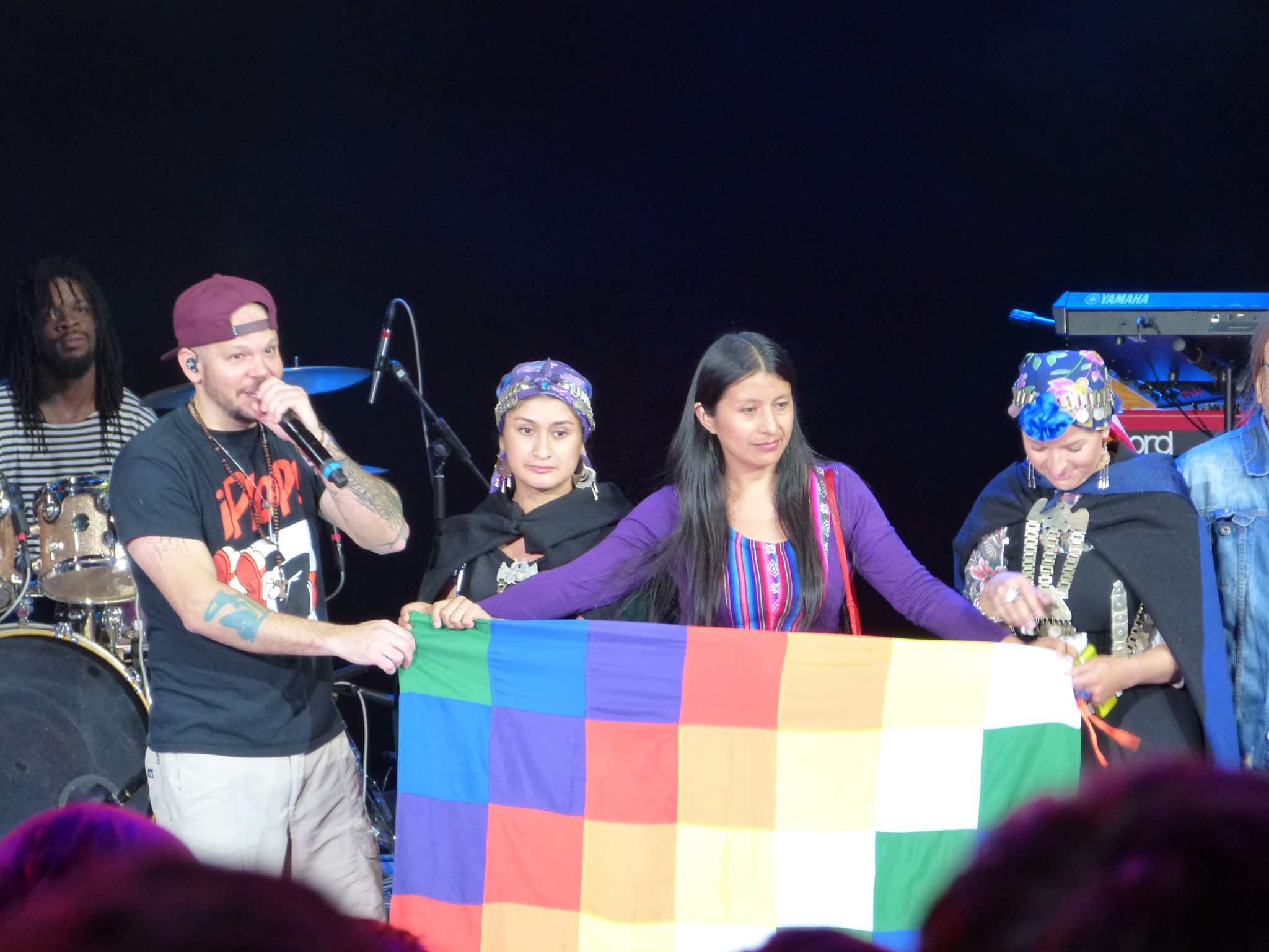 Residente dijo “No a la termoeléctrica Los Rulos” en el escenario del Patagual