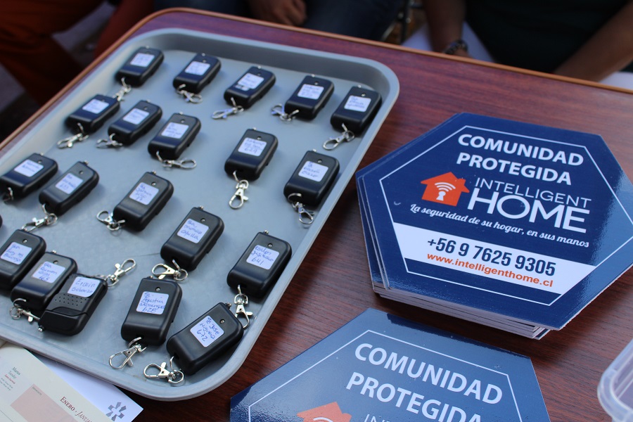 Vecinos de Junta de Vecinos “La Unión” de Limache recibieron alarmas de seguridad gracias a Fondeve 2017