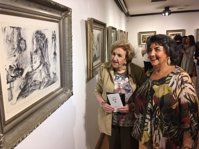 Alcaldesa Virginia Reginato inauguró exposiciones de Pablo Picasso y Alain Tergny en Sala Viña del Mar