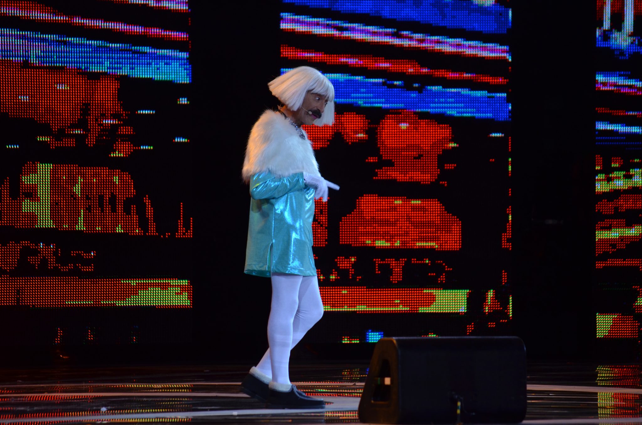 Bombo Fica es el primer humorista que pisa la quinta en esta nueva versión del Festival Internacional de la Canción