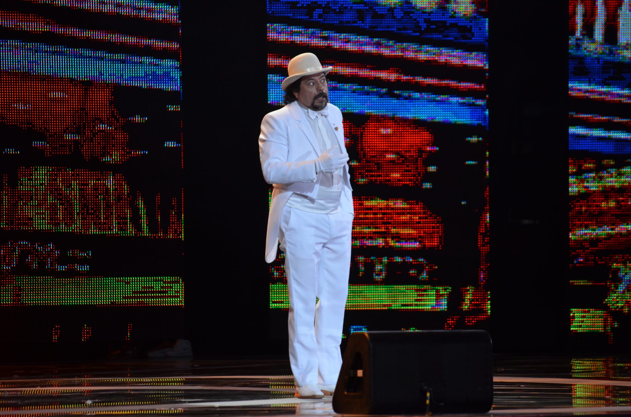 Bombo Fica es el primer humorista que pisa la quinta en esta nueva versión del Festival Internacional de la Canción