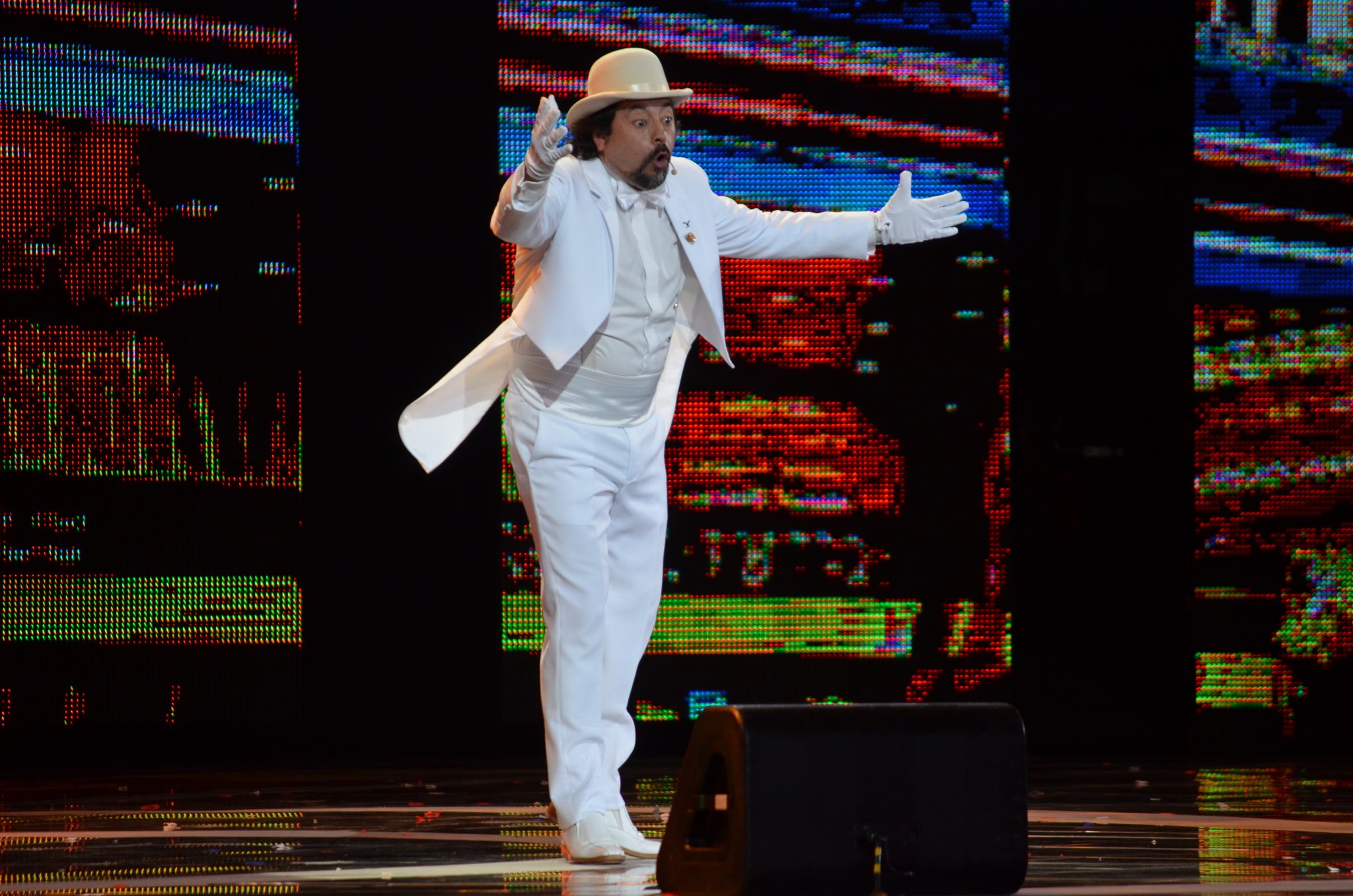 Bombo Fica es el primer humorista que pisa la quinta en esta nueva versión del Festival Internacional de la Canción