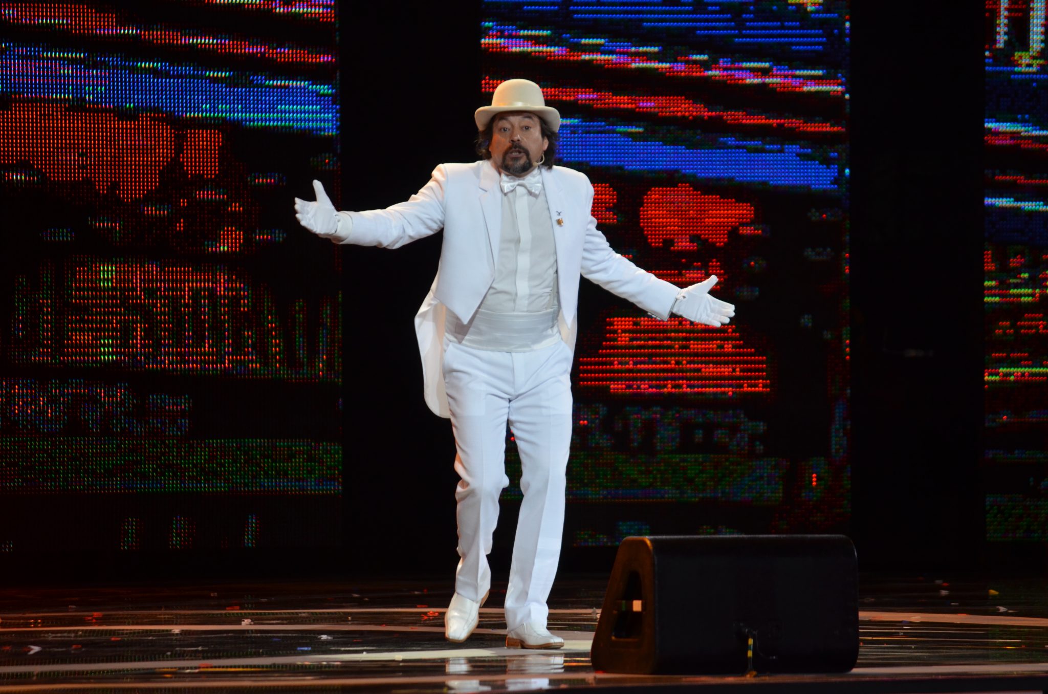 Bombo Fica es el primer humorista que pisa la quinta en esta nueva versión del Festival Internacional de la Canción