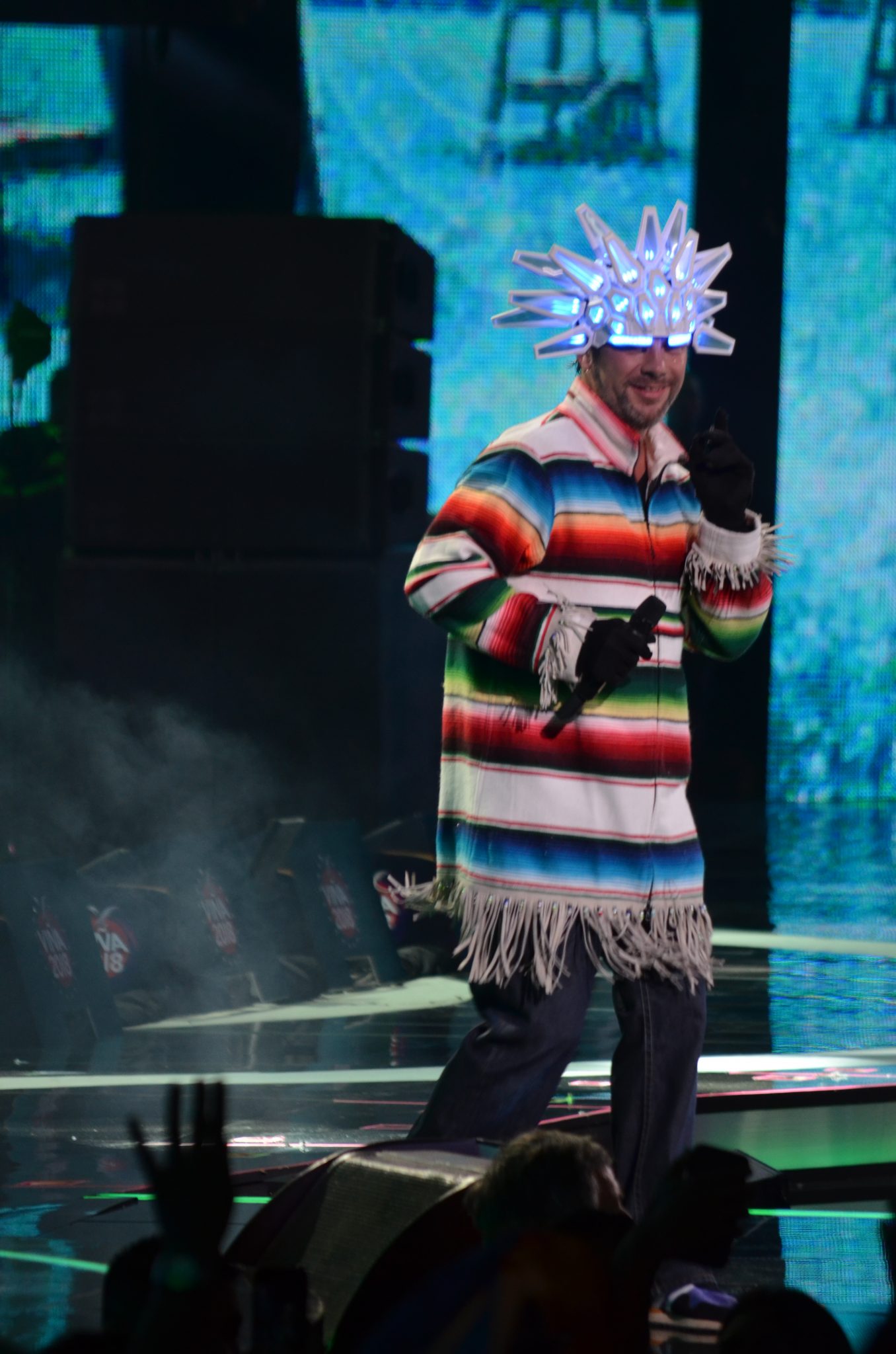 La noche anglo comenzó con el triunfo de Jamiroquai en #Viña2018