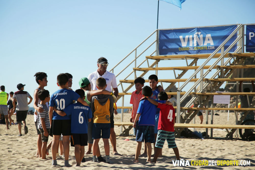 Playa del deporte es fuerte atractivo veraniego en Viña del Mar