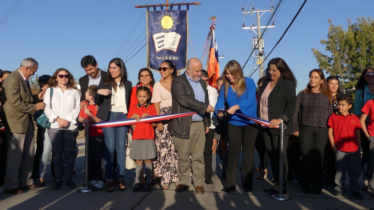 Quilpué: Se inauguraron obras de pavimentación en calle Samuel Valencia