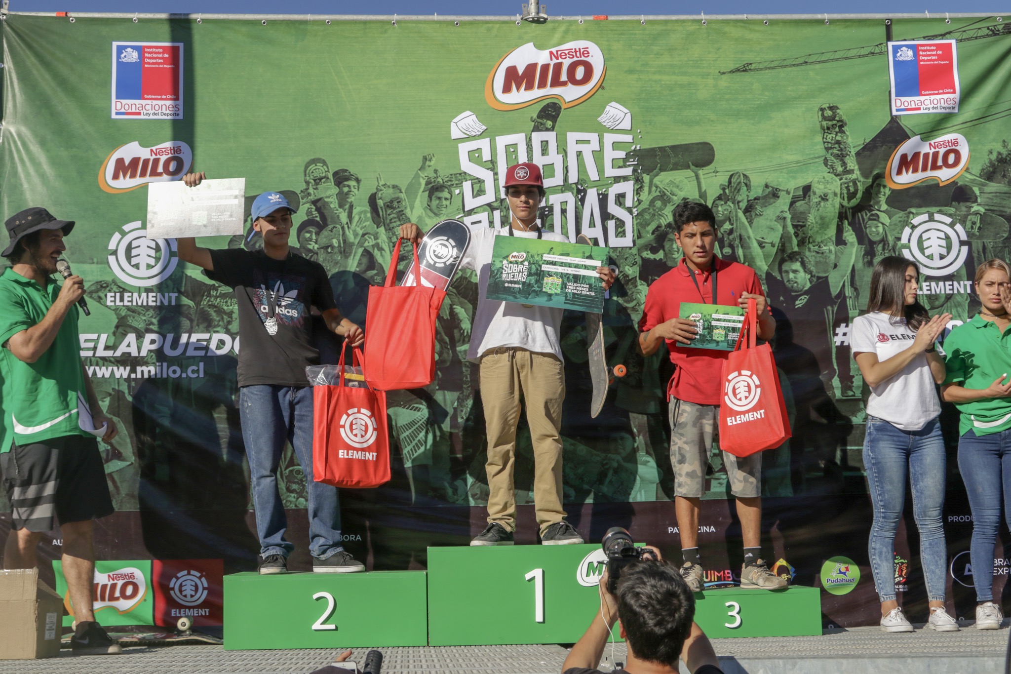 Primer Circuito de Skate solo para niños “MILO sobre ruedas by Element” tuvo exitoso comienzo