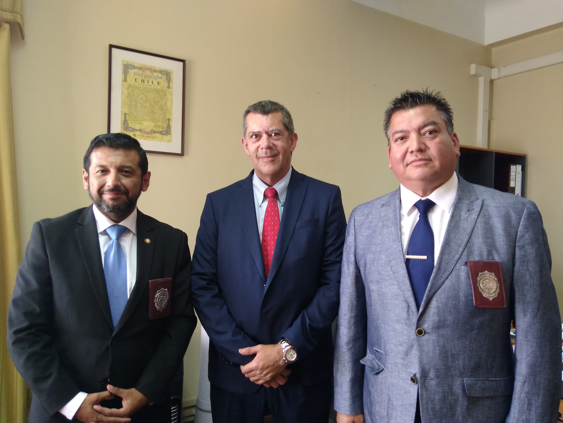 Gobernador de Quillota se reunió con PDI y Carabineros para coordinar trabajos de seguridad en la provincia