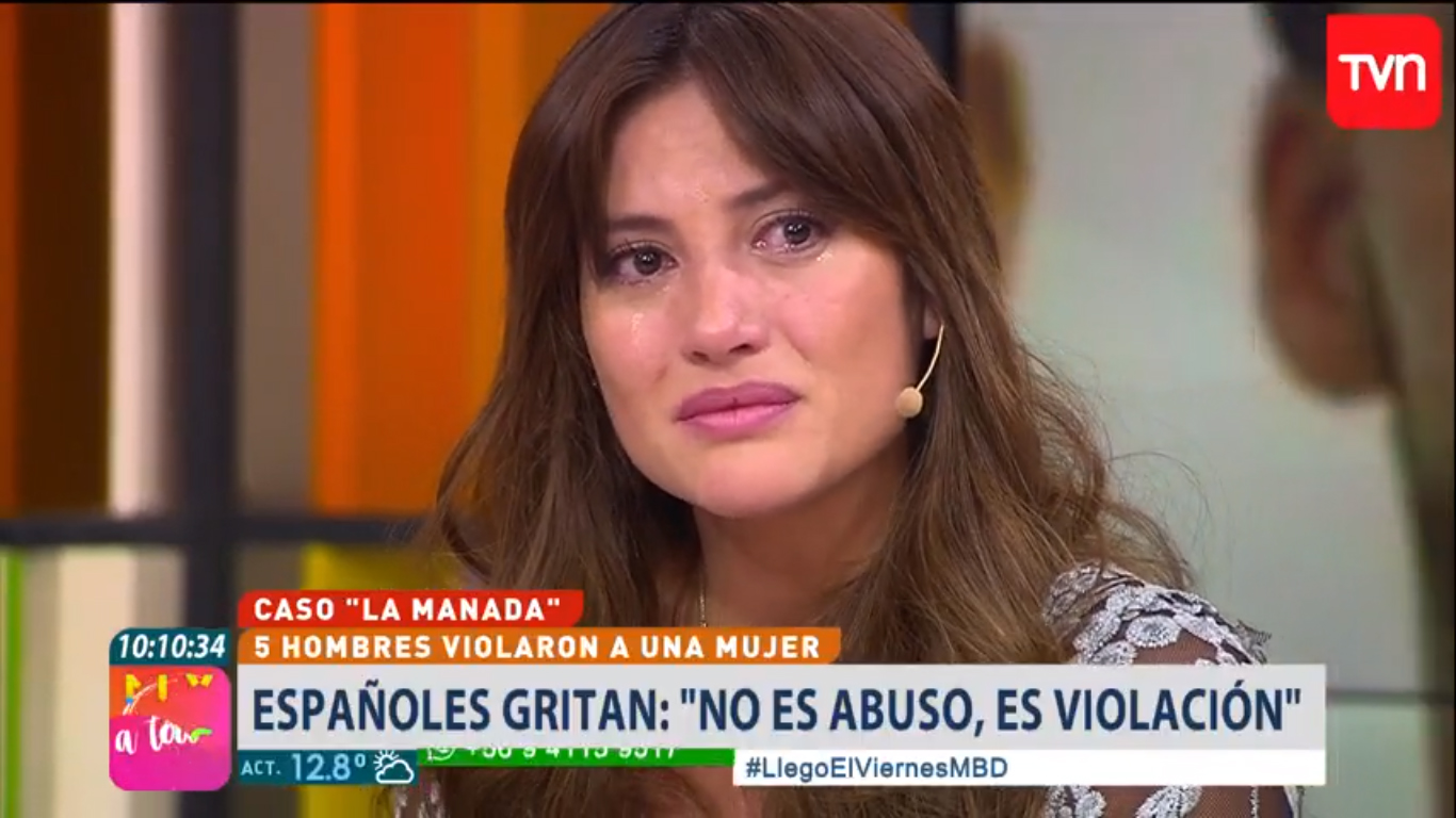Karen Bejarano en “Muy Buenos Días”por caso “La Manada” de España: “¿Cómo en el caso de esta niña, teniendo todas las pruebas, la dejan a la deriva?”