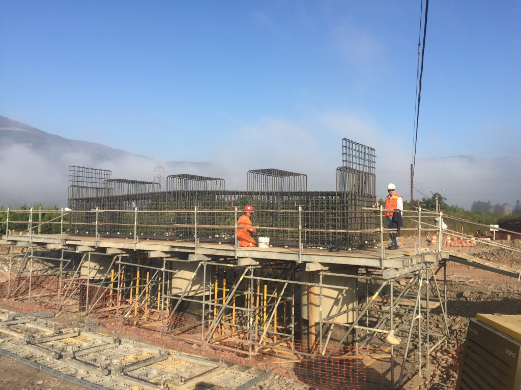 La Cruz: Obras en Puente Lo Rojas alcanzan un 12% de avance