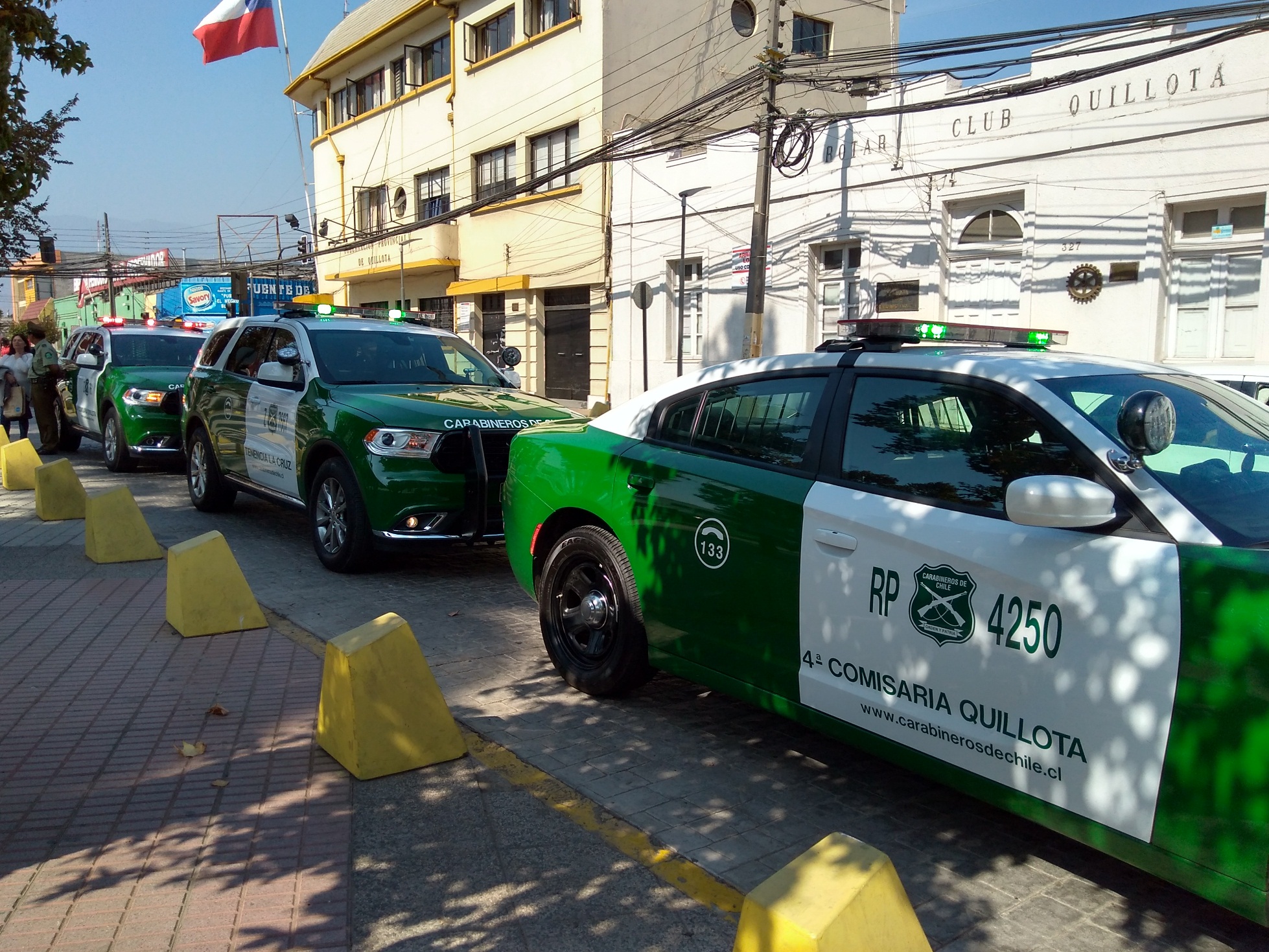 Provincia de Quillota reciben cuatro nuevos vehículos policiales