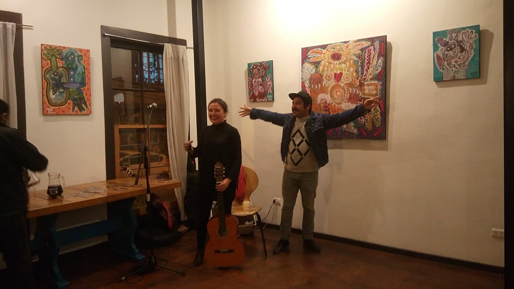 Pinturas inspiradas en cantoras de Parral podrán ser visitadas hasta el 1 de junio