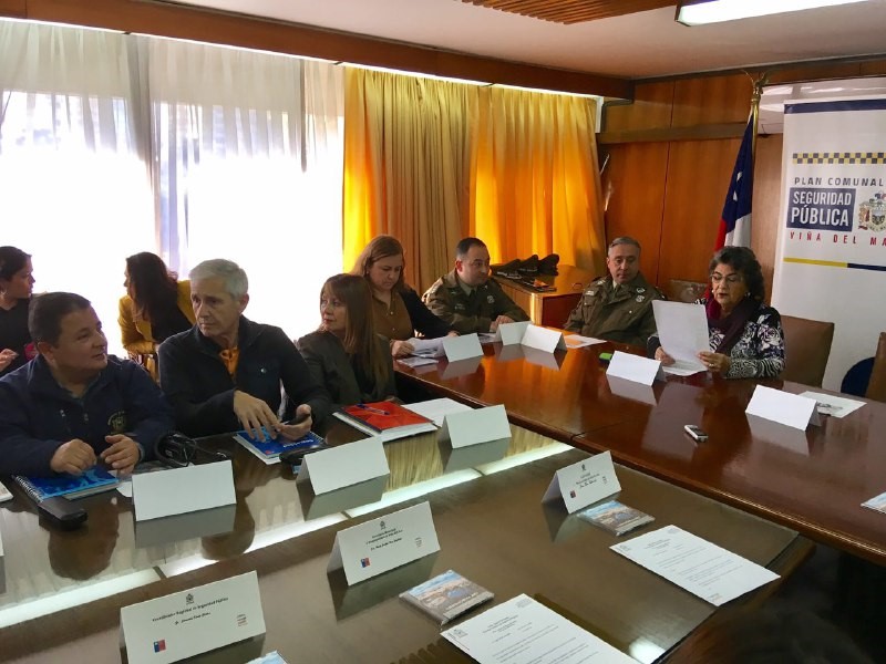 Viña del Mar reporta baja en delito en Consejo de Seguridad Pública