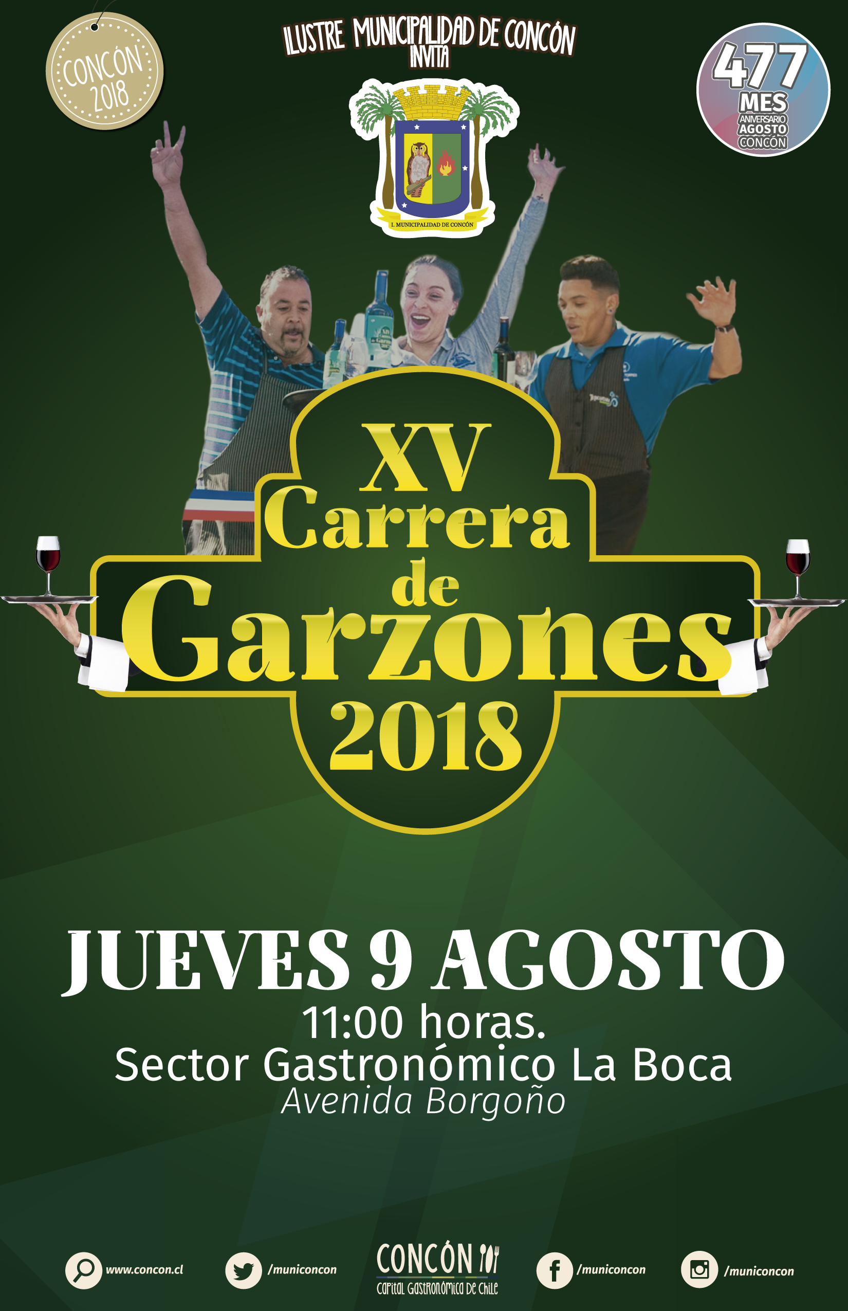 Variadas actividades se realizarán por conmemoración al mes de aniversario de Concón