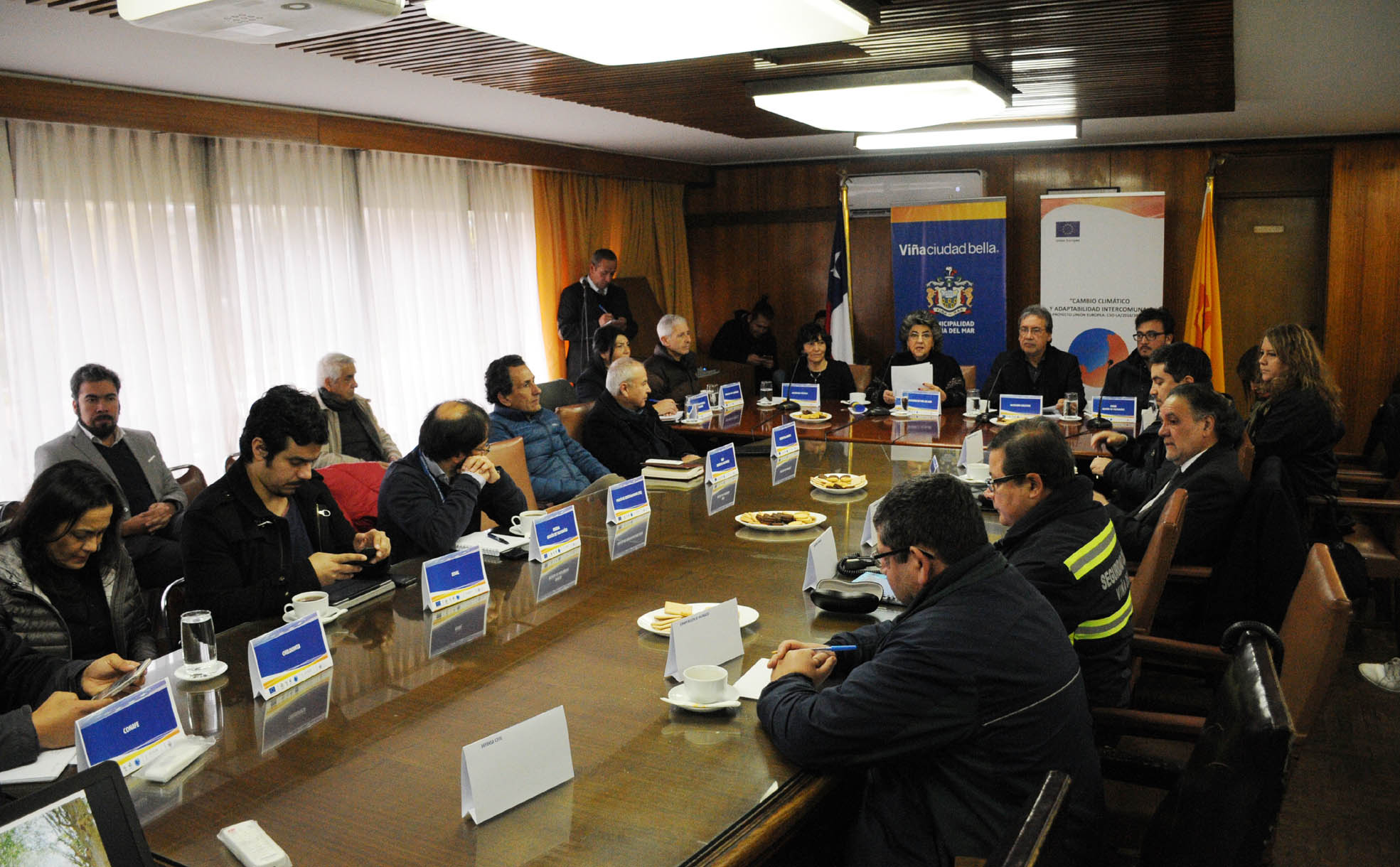 Municipio de Viña del Mar preside Mesa Técnica para discutir cambios climáticos y acciones preventivas en relación al medio ambiente