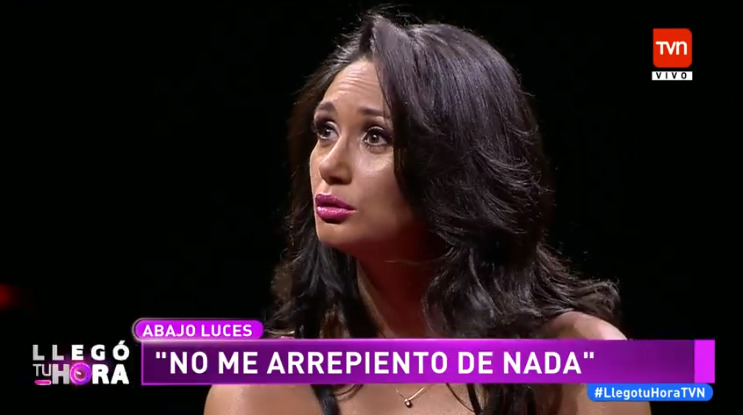 Pamela Díaz se sinceró en “Llegó tu Hora” de TVN