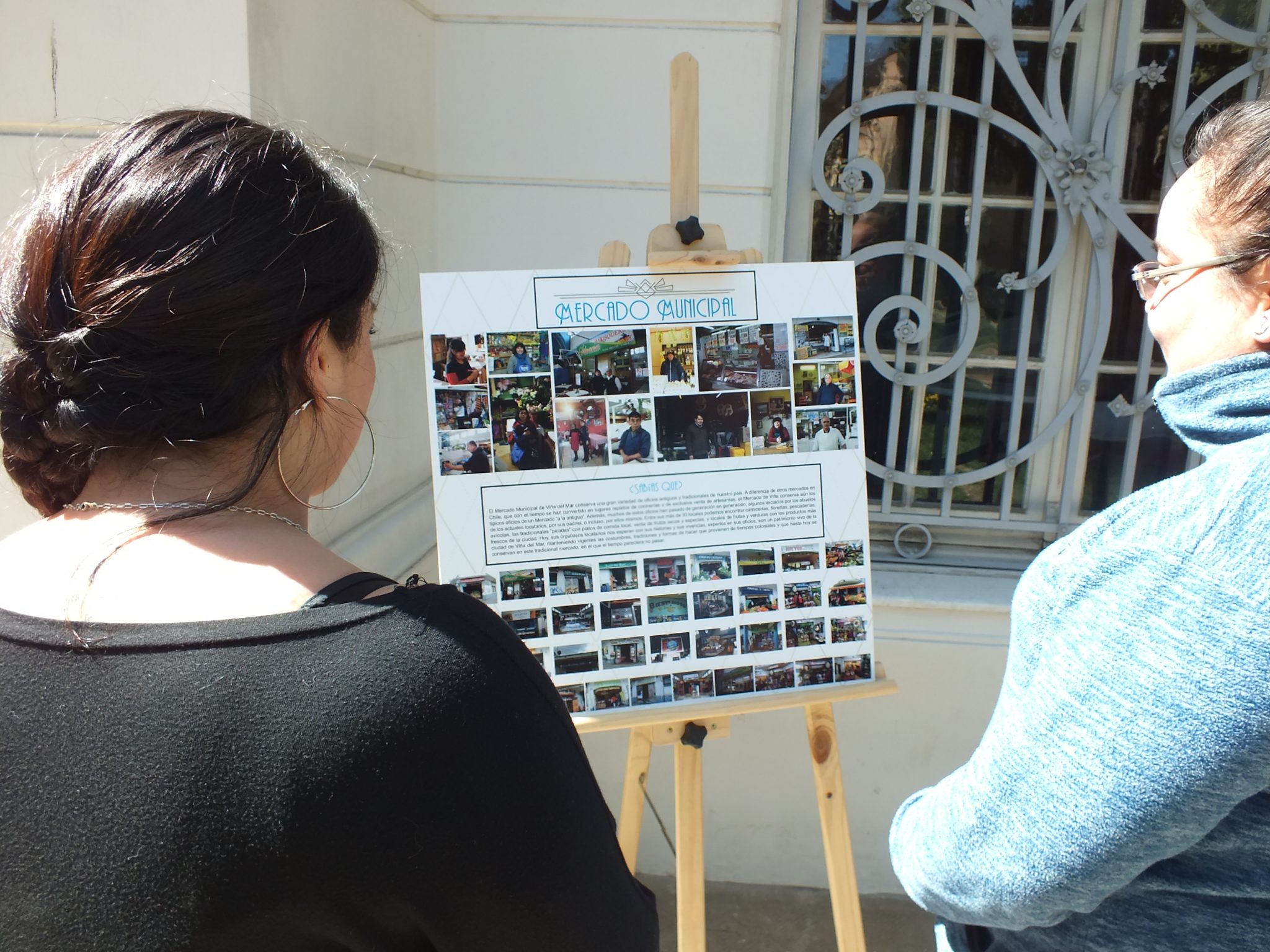 Exposición informativa pone en valor patrimonio cultural del Mercado Municipal de Viña del Mar