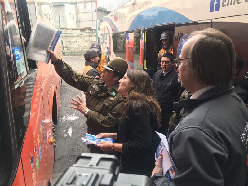 Se intensifican controles en carreteras y buses interurbanos en Viña del Mar para prevenir accidentes en Fiestas Patrias
