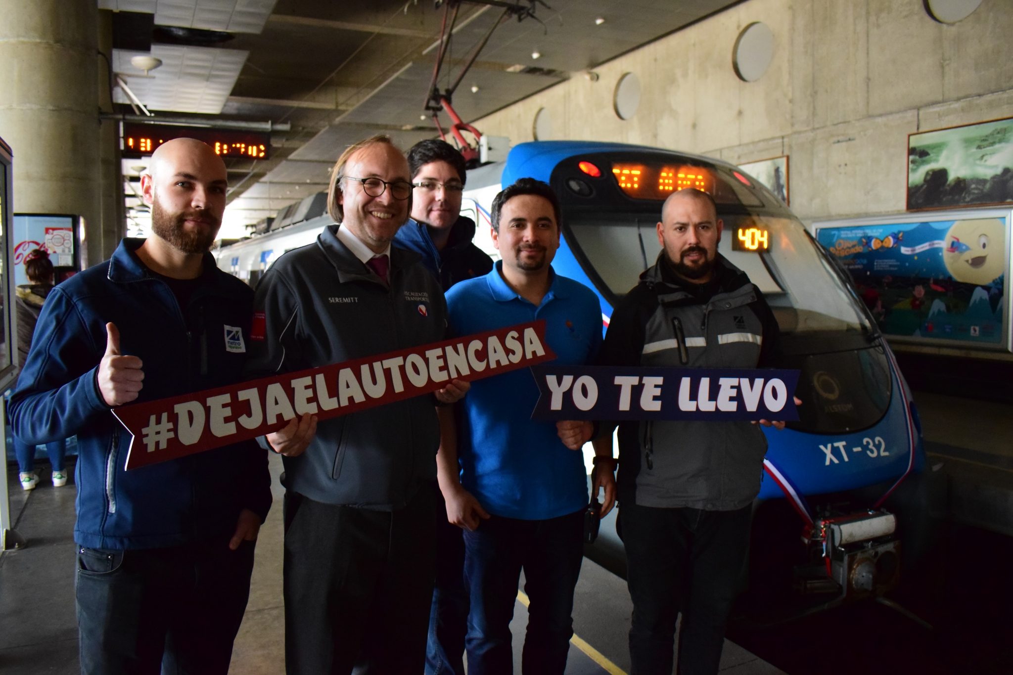 Metro Valparaíso se suma a la campaña #DejaElAutoEnCasa, Yo te llevo