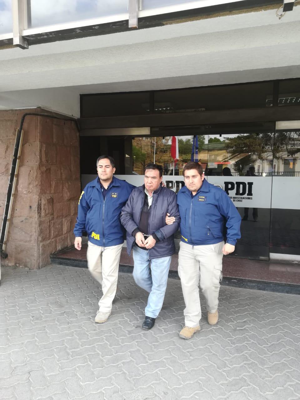 PDI de Los Andes detiene a sujeto con detención pendiente que intentaba salir del país