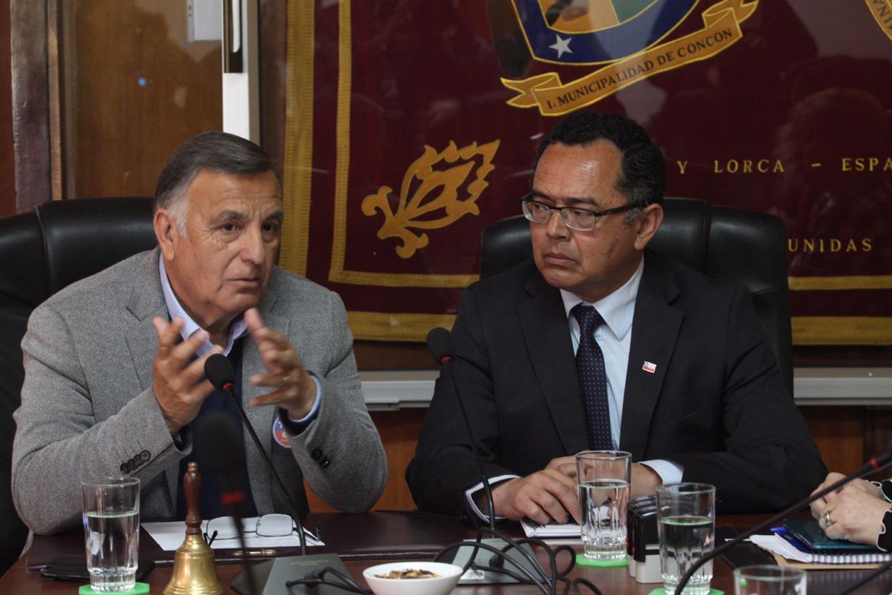 Intendente Regional se reunió con alcalde de Concón y aseguró que las acciones de nuevo Plan de Descontaminación incluirá a la comuna