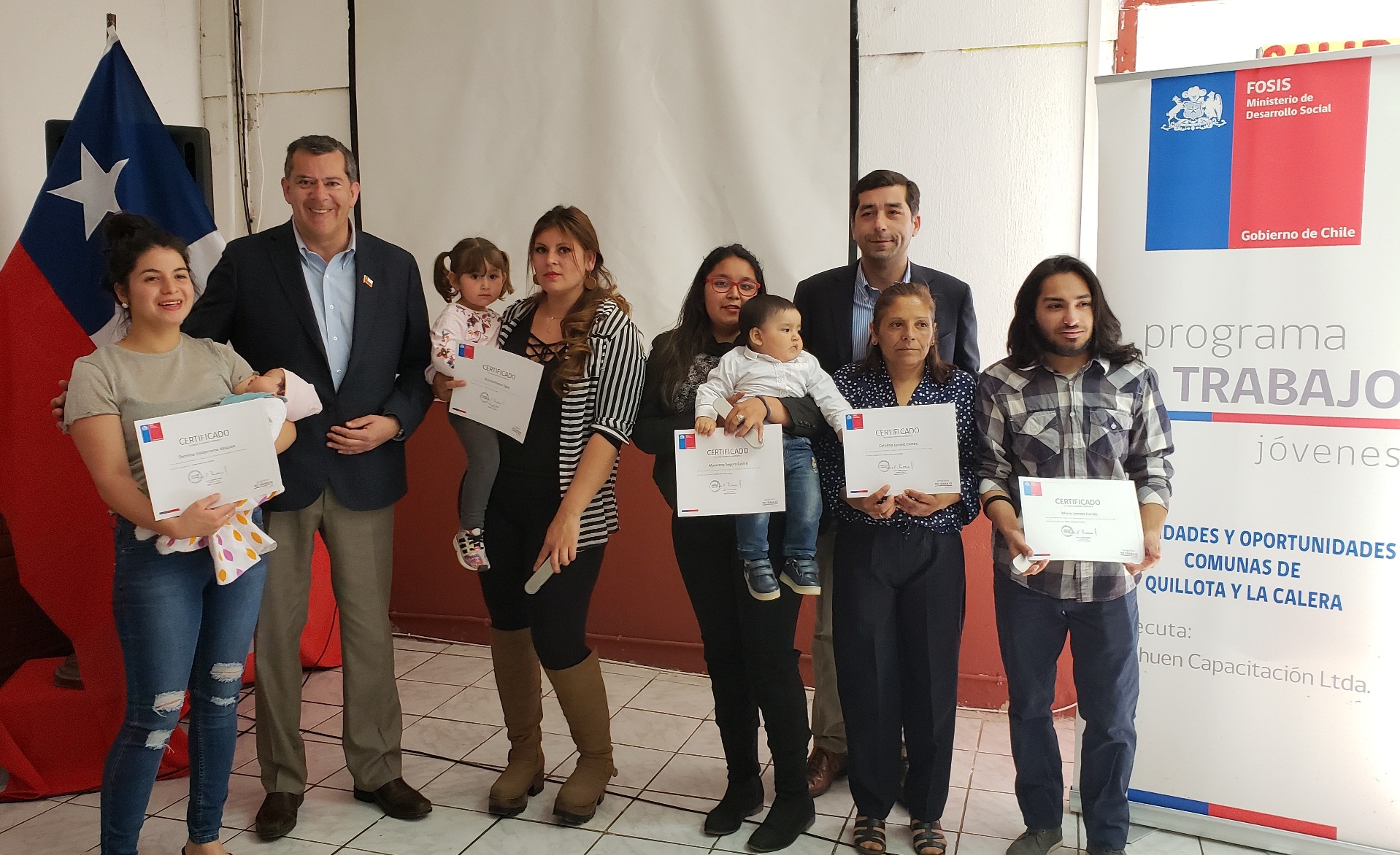 Jóvenes de Quillota y La Calera fueron capacitados para ingresar al mundo laboral